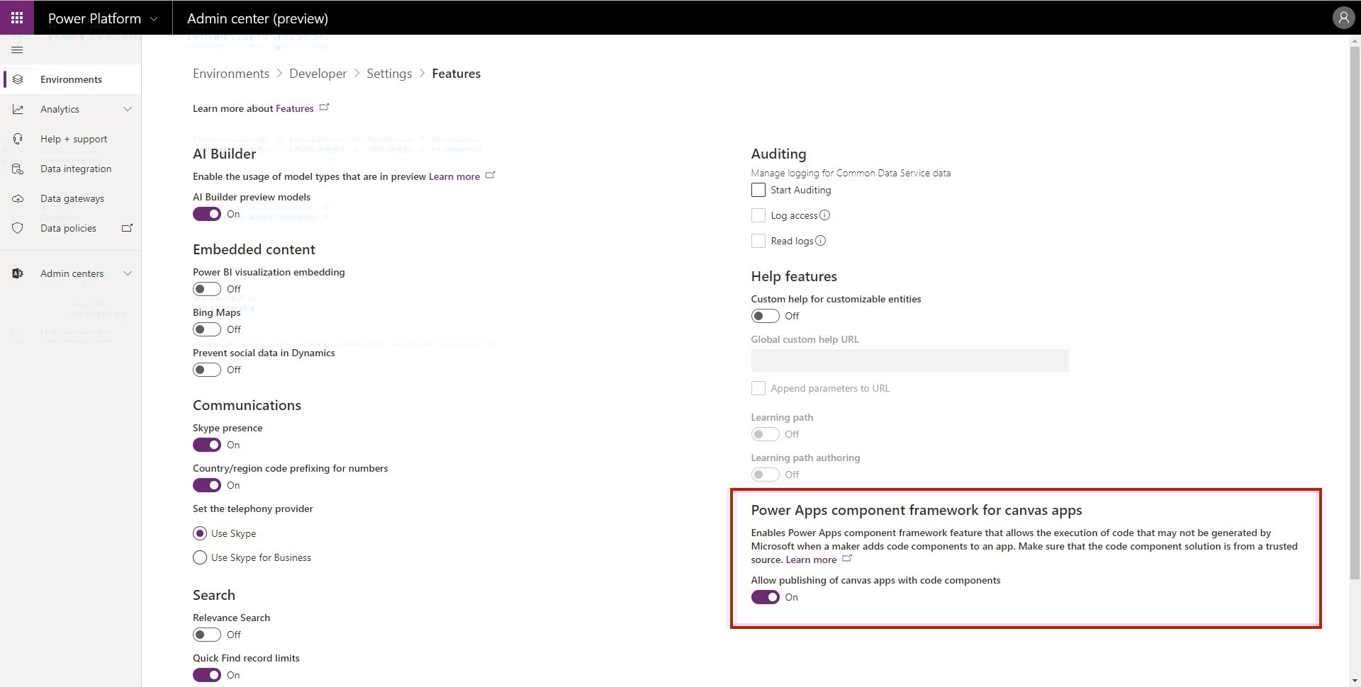 Power Apps Custom Control